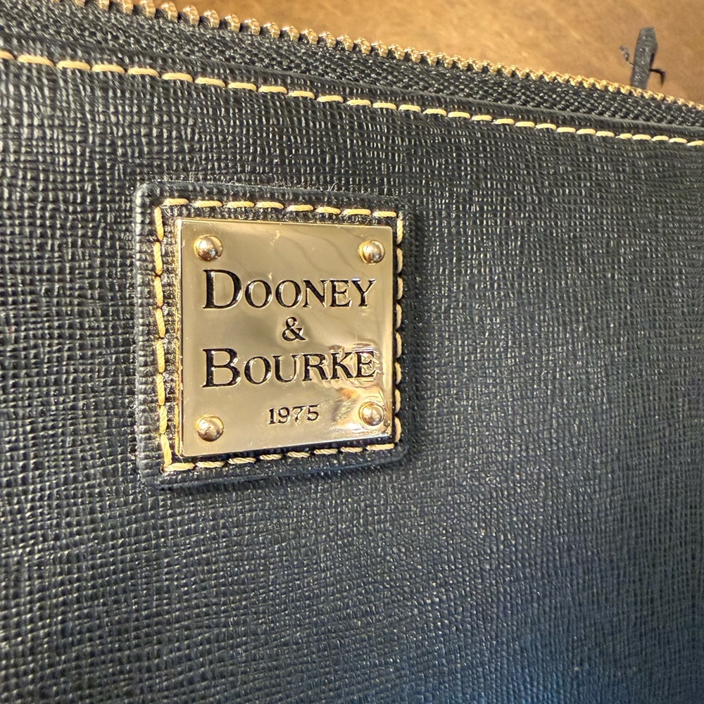 Dooney & Bourke Black Textured Wallet - Picture 5 of 5